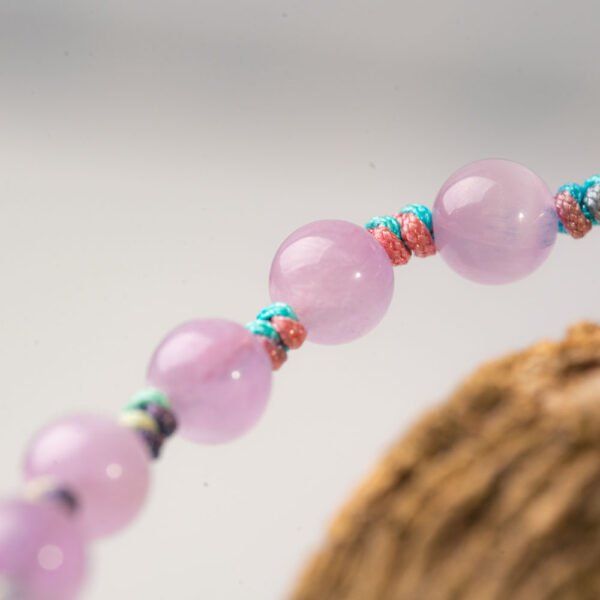 Lavender Lithium Pearl Moonstone Gemstone Bracelet - Image 4